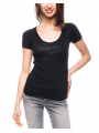 Dámské tričko Pepe Jeans v černé barvě KATE T-SHIRT