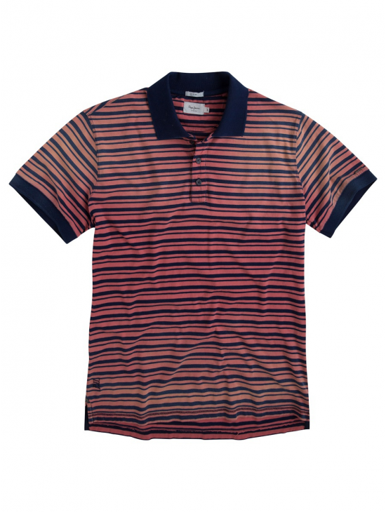 Růžově duhové polo tričko Pepe jeans KILLER POLO