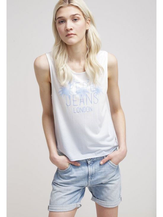 Lehké tílko Pepe Jeans TIKY T-SHIRT modréb