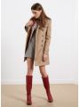 Béžový trench coat kabát Pepe Jeans NUMA