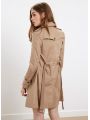 Béžový trench coat kabát Pepe Jeans NUMAa