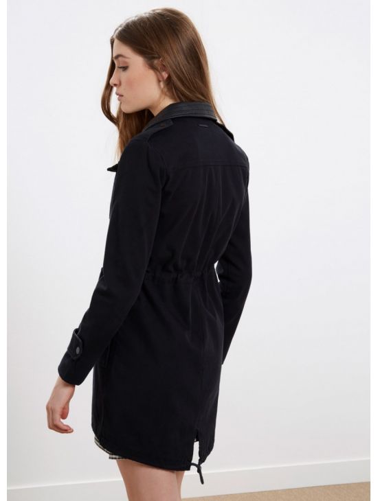 Černá dámská parker bunda Pepe Jeans BARZIEb