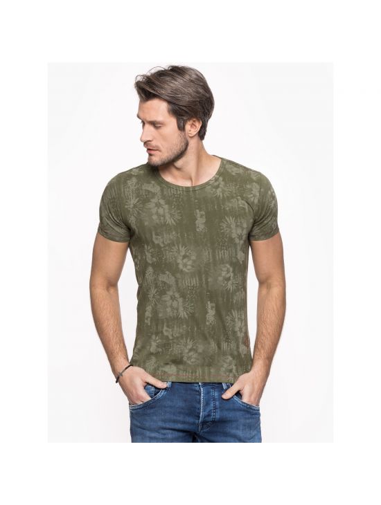 Khaki slim triko Pepe Jeans GIBBON