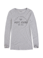 Šedé tričko s dlouhým rukávem Pepe Jeans VEGA T-SHIRT