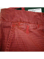 Tmavě červené slim fit chinos kalhoty s mikropotiskem Pepe Jeans JAMES DOGTOOTH 1