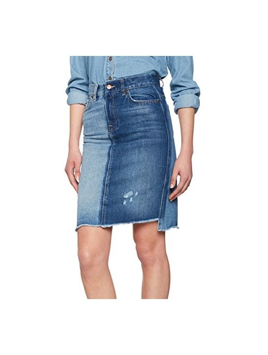 Džínová sukně s vyšším pasem Pepe Jeans PATCHYa