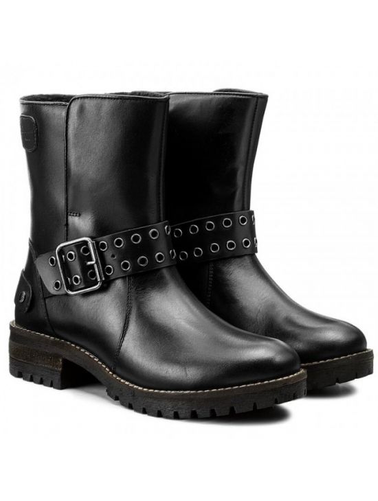 Kožené boty s přezkou Pepe Jeans HELLEN OPENa