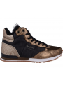Multibarevné tenisky s kožíškem Pepe Jeans GABLE FUR BOOTIE
