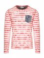 Pruhované triko dlouhý rukáv Pepe Jeans SHAGGY