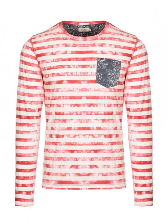 Pruhované triko dlouhý rukáv Pepe Jeans SHAGGY