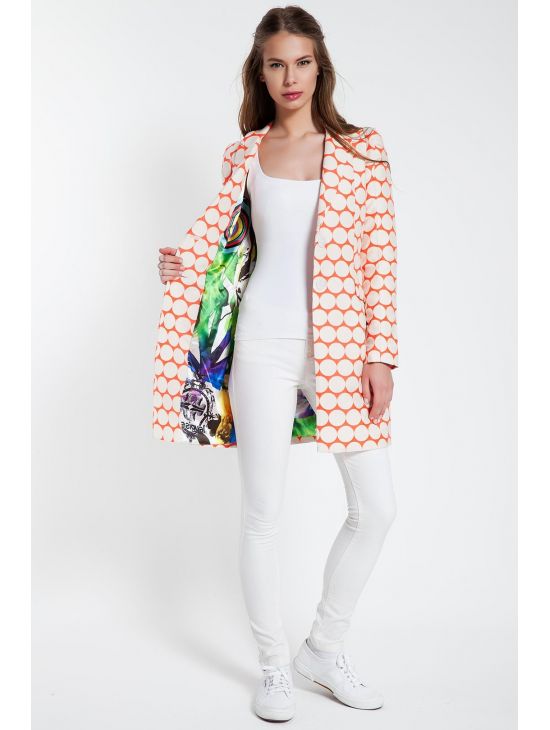 Elegantní kabát Desigual Christian Lacroix WINNERb