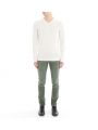 Zelené džínové chinos kalhoty Pepe Jeans JAMESb