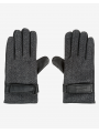 Tvídové šedé rukavice Pepe Jeans JALON GLOVES
