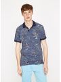 Modré polo s rybami Pepe Jeans HENRICHa