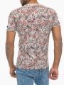 Šedé triko s oranžovým potiskem Pepe Jeans TRAVISSa