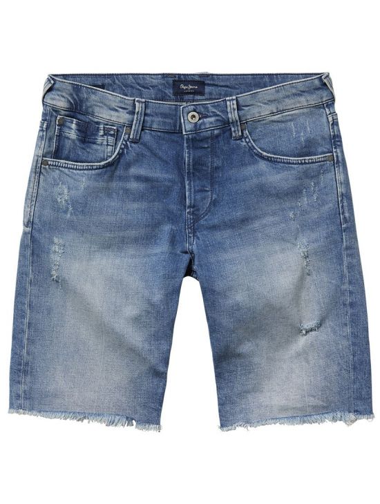 Pásnké světle modré kraťasy Pepe Jeans CHAP