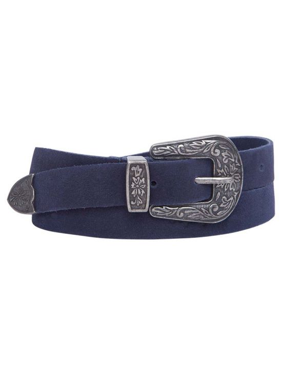 Modrý pásek s ozdobnou sponou Pepe Jeans HALLIE