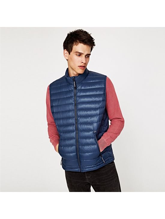 Prošívaná pánská péřová vesta Pepe Jeans TOME