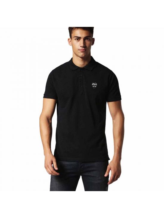 Pánské černé polo triko Diesel T-DIEGO-POLO-RA