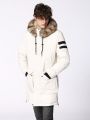 Pánská zimní bílá bunda parka Diesel W-FOLK