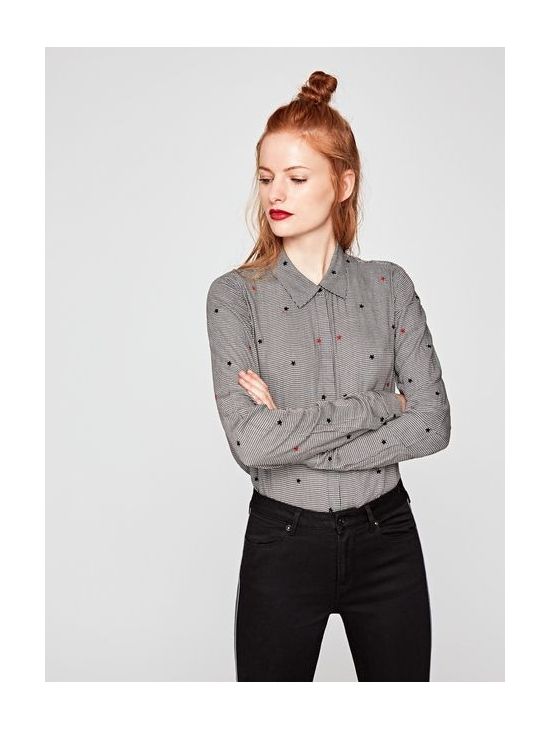 Kostkovaná dámská košile Pepe Jeans ARIZONA