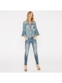 Džínová bunda s volány na rukávech Pepe Jeans ANIb