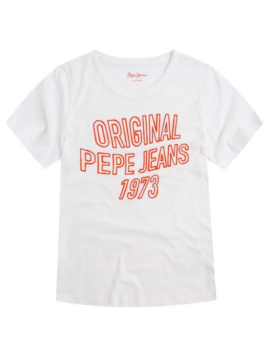Bílé dámské triko Pepe Jeans ELECTRAa