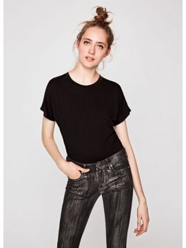 Dámské černé body triko Pepe Jeans VALERIAa