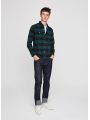 Zelená kostkovaná pánské košile Pepe Jeans JUDEB
