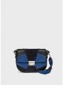 Modrá patchwork kabelka Pepe Jeans LAINA