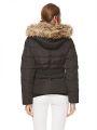 Čokoládová péřová zimní bunda Pepe Jeans CLARISe
