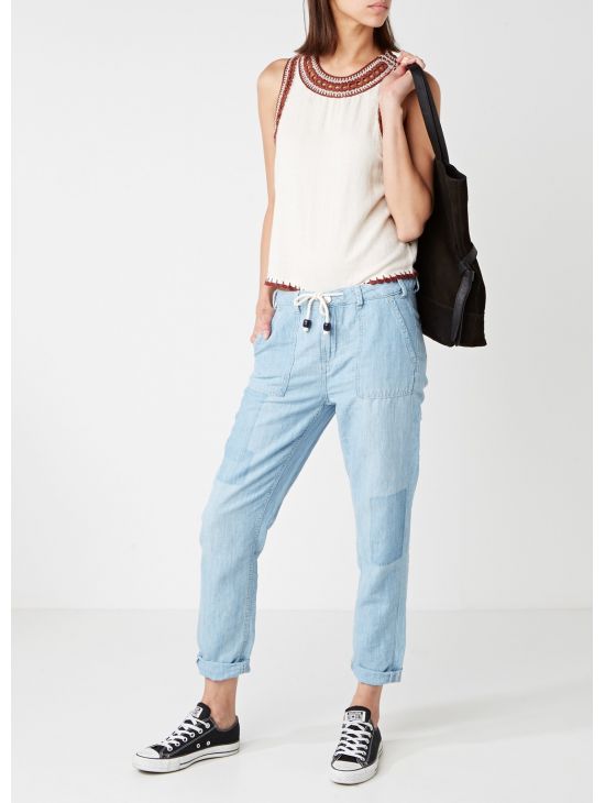 Dámské letní kalhoty Pepe Jeans LABYRINTH PANT