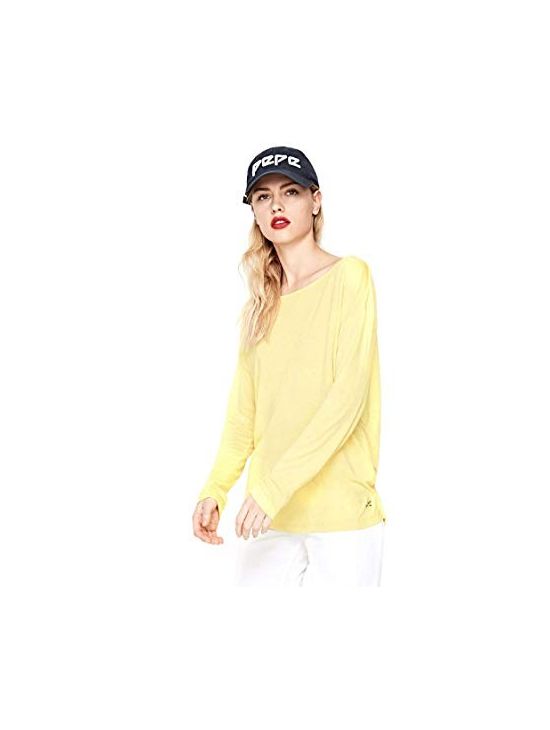 Žluté triko s dlouhým rukávem Pepe Jeans ISABEL