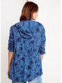 Lehká modrá dámská parka bunda Pepe Jeans SANDYb