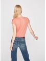 Dámské lněné triko Pepe Jeans CLEMENTINEa