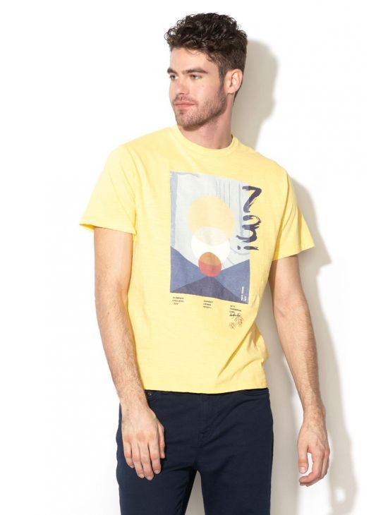 Pánské žluté triko Pepe Jeans COREY