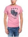 Pánské růžové tričko Pepe Jeans GAC T-SHIRT