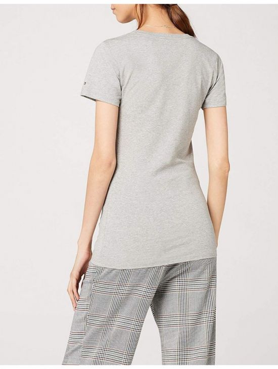 Dámské šedé triko Tommy Hilfiger 1487904678 - 2