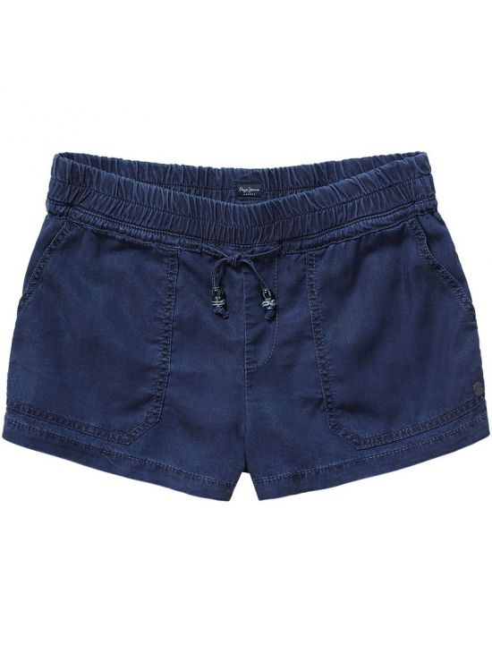 Dámské modré tencel šortky Pepe Jeans SADIE