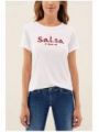 Dámské bílé triko Salsa s modalem 121802