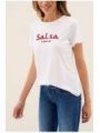 Dámské bílé triko Salsa s modalem 121802a