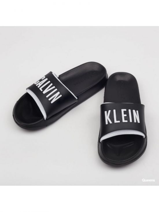 Unisexové pantofle SLIDE Calvin Klein v černém provedení - 2