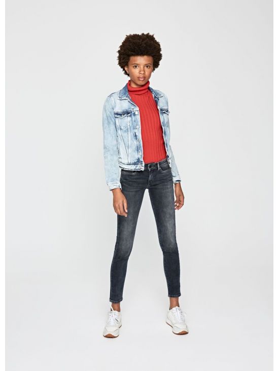 Dámské modré slim džíny Pepe Jeans PIXIE WE5