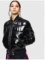 Dámský černý zimní bomber Diesel W-ONY