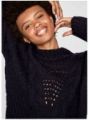 Dámský modrý pletený svetr Pepe Jeans HELAIAb