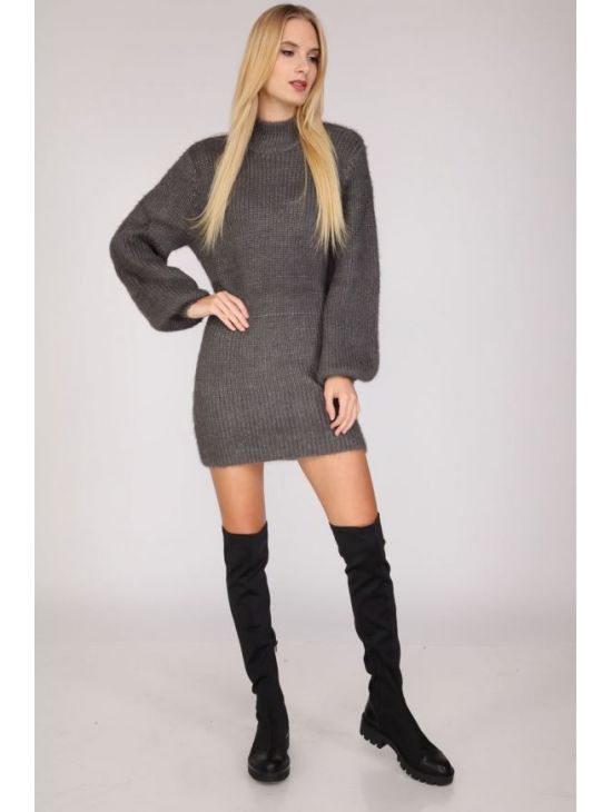 Dámské šedé svetrové šaty Pepe Jeans BLONDE