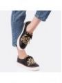 Sllip-on leopardí polobotky ADAMS FRINGE