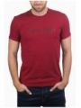 Pánské červené triko Calvin Klein CREW NECK