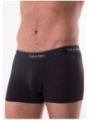 Pánské černé boxerky se zlatým logem Calvin Klein NB1697A