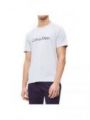 Pánské bílé triko Calvin Klein CREW NECK